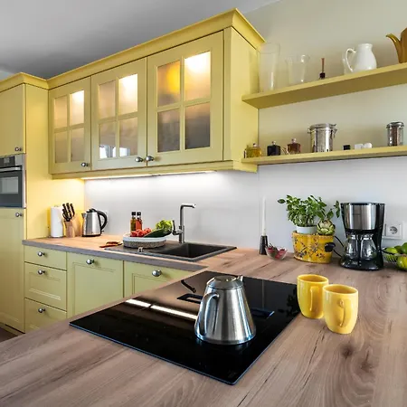 Hafenglueck- Sauna, Steg, 2 Baeder, Kamin, Terrasse * 올페니츠